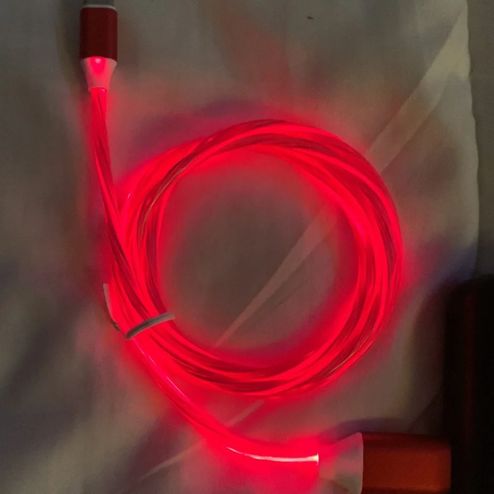 Type C Car Glowing Data Cable